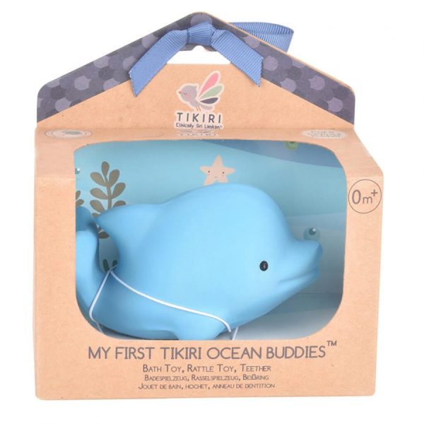 Natural Rubber Bath Toy - Dolphin